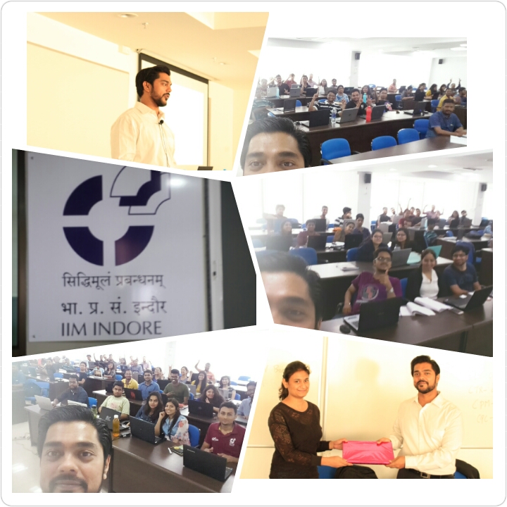 3 Day Advanced Training hands-on case study based IIM INDORE 50 PGP Participants Digital Marketing by Ananth V